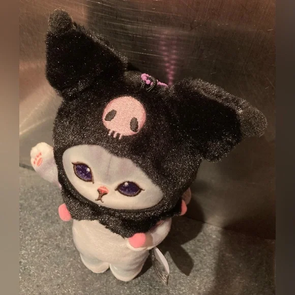 🐱🐰 20cm Sanrio Mofusand Cat Cross-Dressing Kuromi My Melody Plush Stuff Doll Toy - Picture 5 of 10